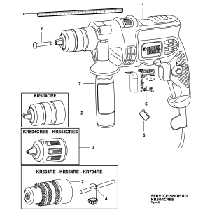 Black&Decker KR504CRES Type2